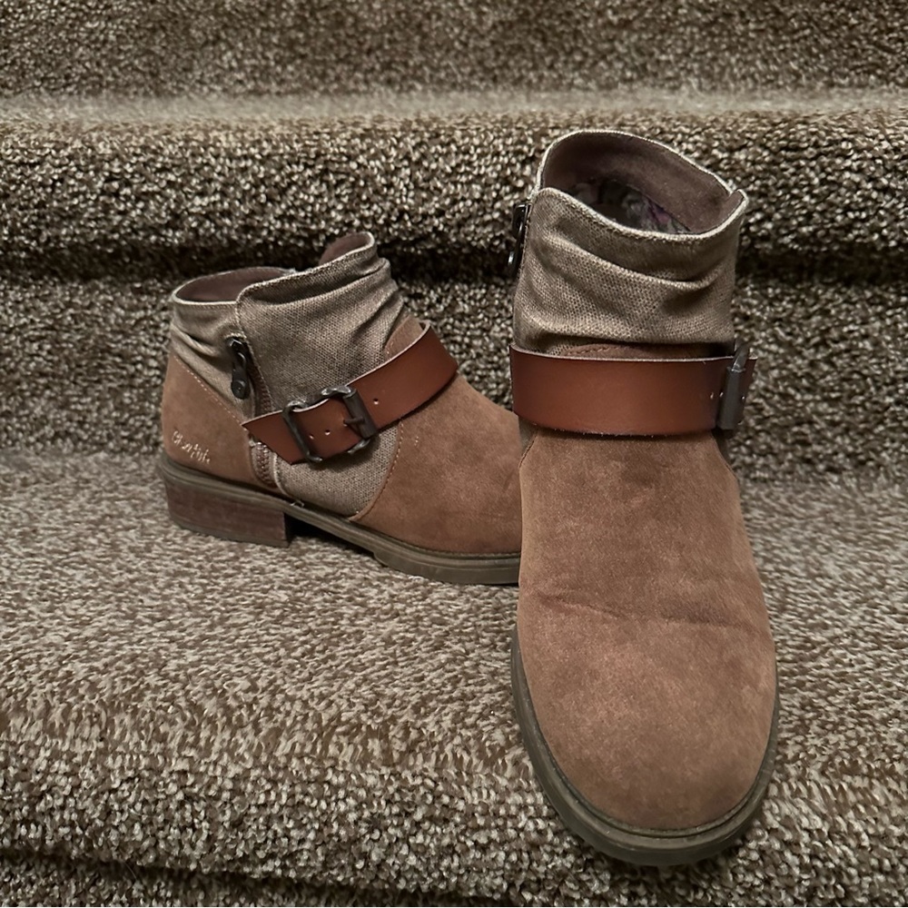 Blowfish Zip‎ Up Booties 8.5